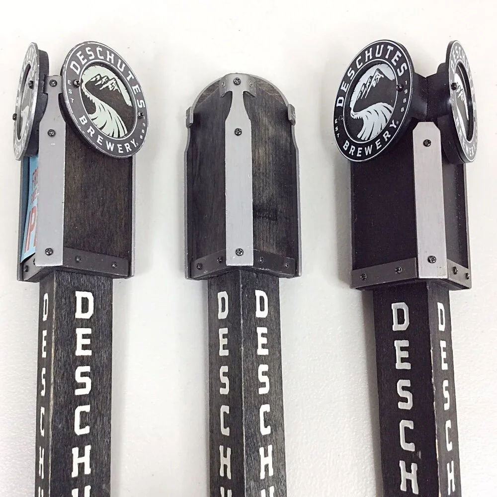 Lot of 3 Deschutes Brewing Beer‎ Tap Handles Mirror Pond Pale Ale Fresh Squeezed